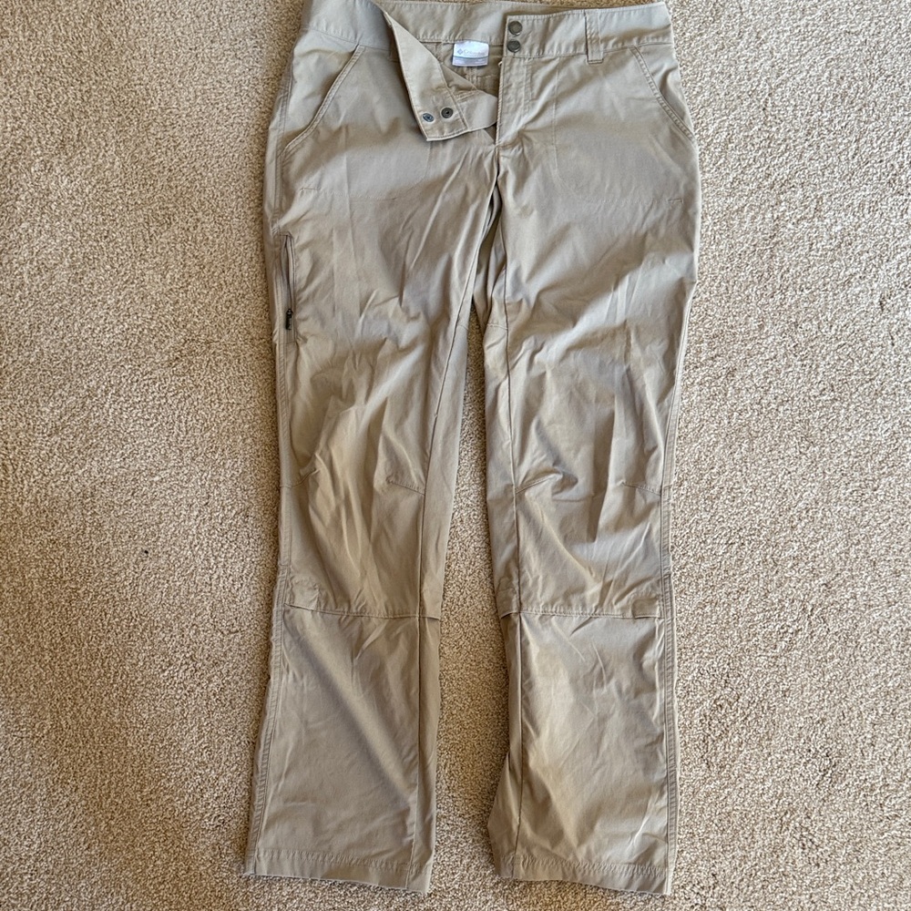 Columbia Tan Straight Leg Pants